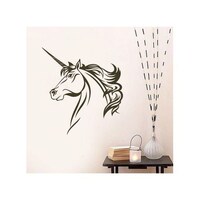 Picture of Unicorn Wall Sticker - Black