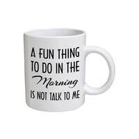 Picture of Quotes Printed Coffee Mug, 325ml - Multicolour
