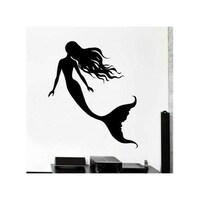 Picture of Mermaid 2 Wall Sticker - Black