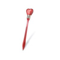 Picture of Plastic Heart Shaped Ball Pen - Red