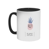 Picture of Decalac Be Sweet Stand Tall Wear Crown Printed Coffee Mug, 325ml - White