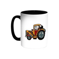 Picture of Decalac Car Agricultural Printed Coffee Mug, 312g - White