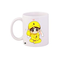 Picture of BP Cartoon Printed Coffee Mug 4475, 312g - White