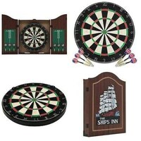 Picture of T Sports Solid Wood Dartboard Cabinet Set - Multicolor