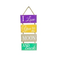 Picture of Ling Wei Wooden Wall Hanging Welcome Plaque Sign - LWJMF76