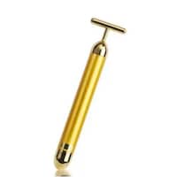 Picture of Portable Vibration Facial Beauty Roller Massager, Gold