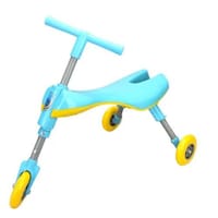 Picture of Kids High Quality Folding Scooter, Blue & yellow
