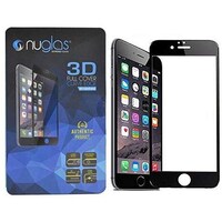 Picture of Nuglas 3D 0.3mm Nano Technology Tempered Glass for iPhone 8Plus, Black