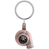 Picture of Zinc Alloy Metal LED Turbo Sound Metallic Keychain, Glossy Gold