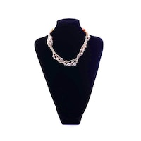 Picture of Love Pearl Twisted 3 Lane Pearl Necklace