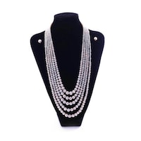 Picture of Love Pearl Elegent Pearl Necklace and Earring Set