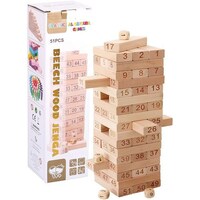 Picture of Al Ostoura Toys Large Jenga Educational Wooden Toy, Lw1702