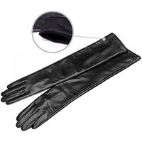 Picture of Glamorstar Warm Over the Elbow Leather Gloves for Women