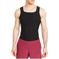 Picture of Gzxisi Men’s Slimming Shapewear Sauna Vest - Small, Black