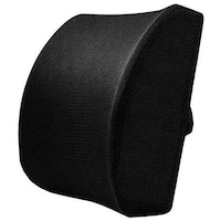 Picture of Memory Foam Lumbar Cushion with Adjustable Strap - Black