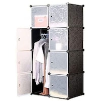 Picture of Plastic Panel 9 Cubes Wardrobe Garment Organizer