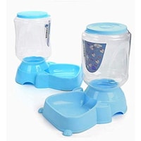 Picture of Automatic Feeder & Fountain Water Dispenser for Pet -Pack of 2pcs Blue