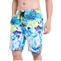 Picture of Destty Men's Quick Dry Beach Board Shorts with Pockets, S - Multicolour