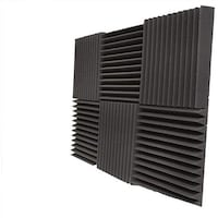 Picture of Acoustic Panels Studio Foam Wedges - 50x50x5cm, Pack of 6pcs