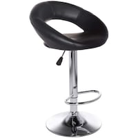 Picture of Stainless Steel Adjustable Bar Chair, Black