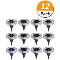 Picture of Huyhu Aiwanto Solar Ground Lamp - White, Pack of 12pcs