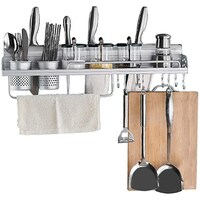 Picture of Delcasa Aluminium Multipurpose Kitchen Utensils Organiser Rack - Silver