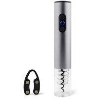 Picture of Automatic Electric Wine Opener Corkscrew with Foil Cutter - Silver