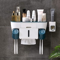 Picture of Jjone Multifunctional WallMounted Toothpaste Dispenser & Cosmetic Organiser 