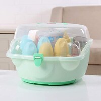 Picture of Jjone Portable Baby Bottle Organizer with Cover - Green