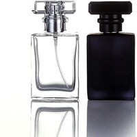Picture of Bhbuy Glass Refillable Bottle for Perfume - 30ml, Black, Pack of 1pcs