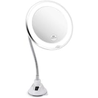Picture of LUJ 360 Rotating Flexible Makeup Shaving Mirror with LED Light