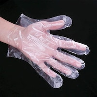 Picture of Romacci Transparent Food-grade PE Gloves - Pack of 100pcs