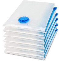 Picture of Skeido Reusable Vacuum Sealer Bags with Hand Suction Pump - Pack of 6pcs