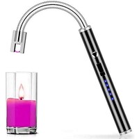 Picture of Rechargeable Electric Arc Candle Lighter with Safety Switch - Black
