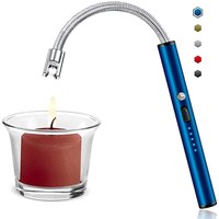 Picture of Baystar Rechargeable Electric Arc Candle Lighter with Flexible Neck - Blue