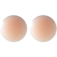 Picture of Round Shaped Reusable Invisible Self Adhesive Nipple Cover - Pack of 1 Pair