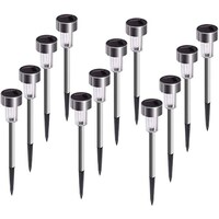 Picture of Nar Solar Power Lawn Light - White Light, Pack of 12pcs