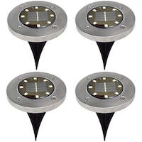 Picture of Waterproof Solar Ground Lights - White Light, Pack of 4pcs