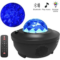 Picture of 2 in 1 Starry Light & Ocean Wave Projector with Remote Control, 10 Colors