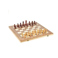 Picture of T Sports Wooden Chess 3-in-1 (Chess, Checkers & Backgammon), Medium