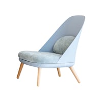 Picture of Neo Front Fabric Single Seater Sofa Lounge Chair, Blue