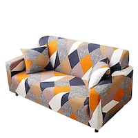 Picture of Moonmen Stretchable Sofa Cover for 3 Seater - Multicolor