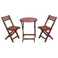 Picture of Yatai Acacia Wood Dining Patio, Set Of 3 - Brown