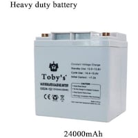Picture of Rechargeable Battery with Inverter - White, 24000 mAh