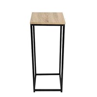 Picture of Yatai Wooden Square Side Table With Metal Frame