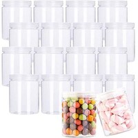 Picture of FUFU Refillable Empty Slime Jars with Lids - 210ml, Pack of 18