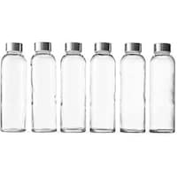 Picture of FUFU Glass Beverage Bottles - 532ml, Pack of 6