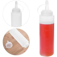 Picture of FUFU Squeeze Squirt Condiment Bottles with Cap Lids
