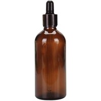 Picture of FUFU Refillable Glass Dropper Bottle with Glass Pipettes - Tan, 50ml