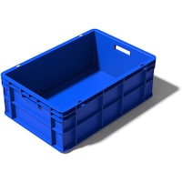 Picture of Palletco Plastic Storage Crate, Blue